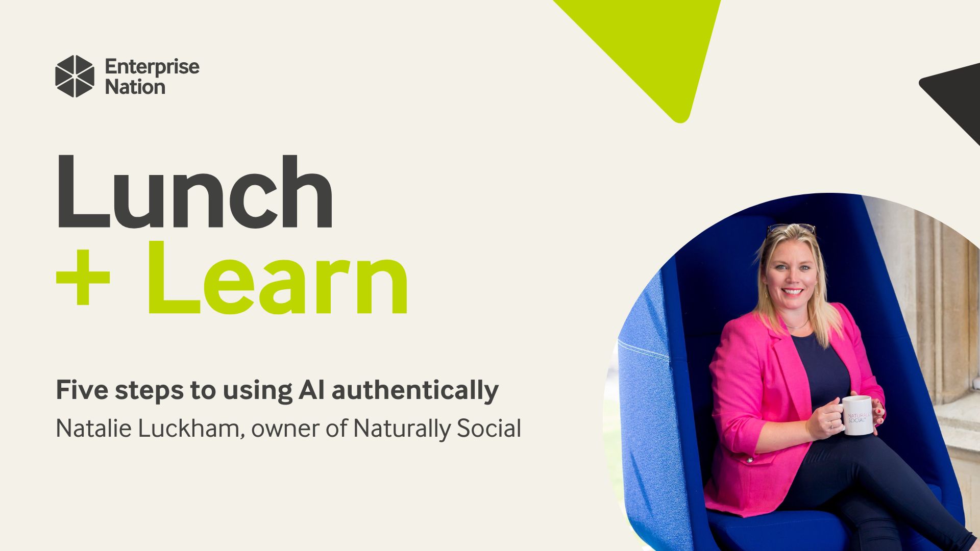 Lunch and Learn: Five steps to using AI authentically