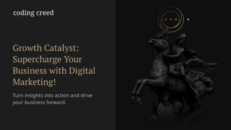 Growth catalyst: Supercharge your business with digital marketing