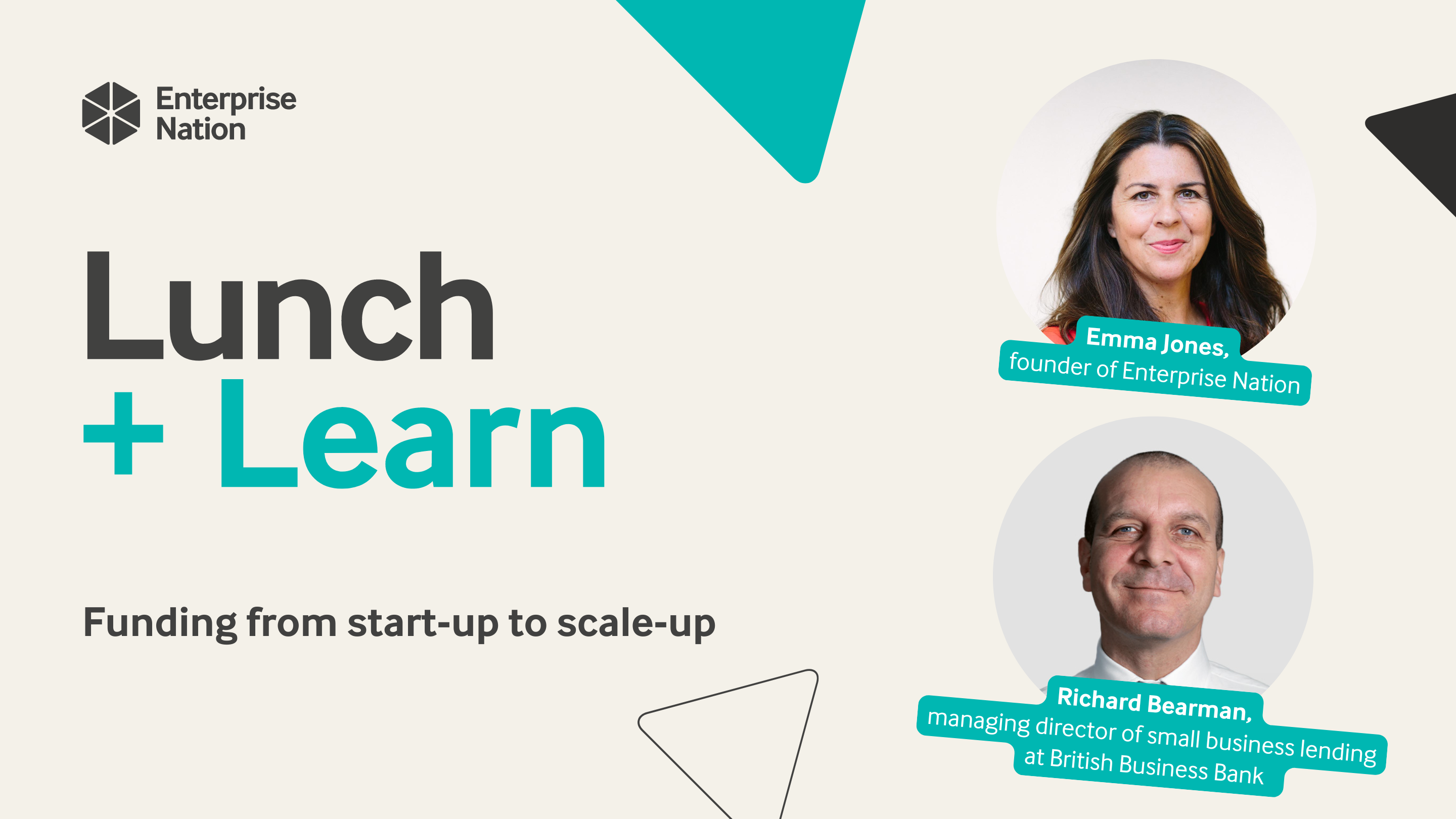 Lunch and Learn: Funding from start-up to scale-up