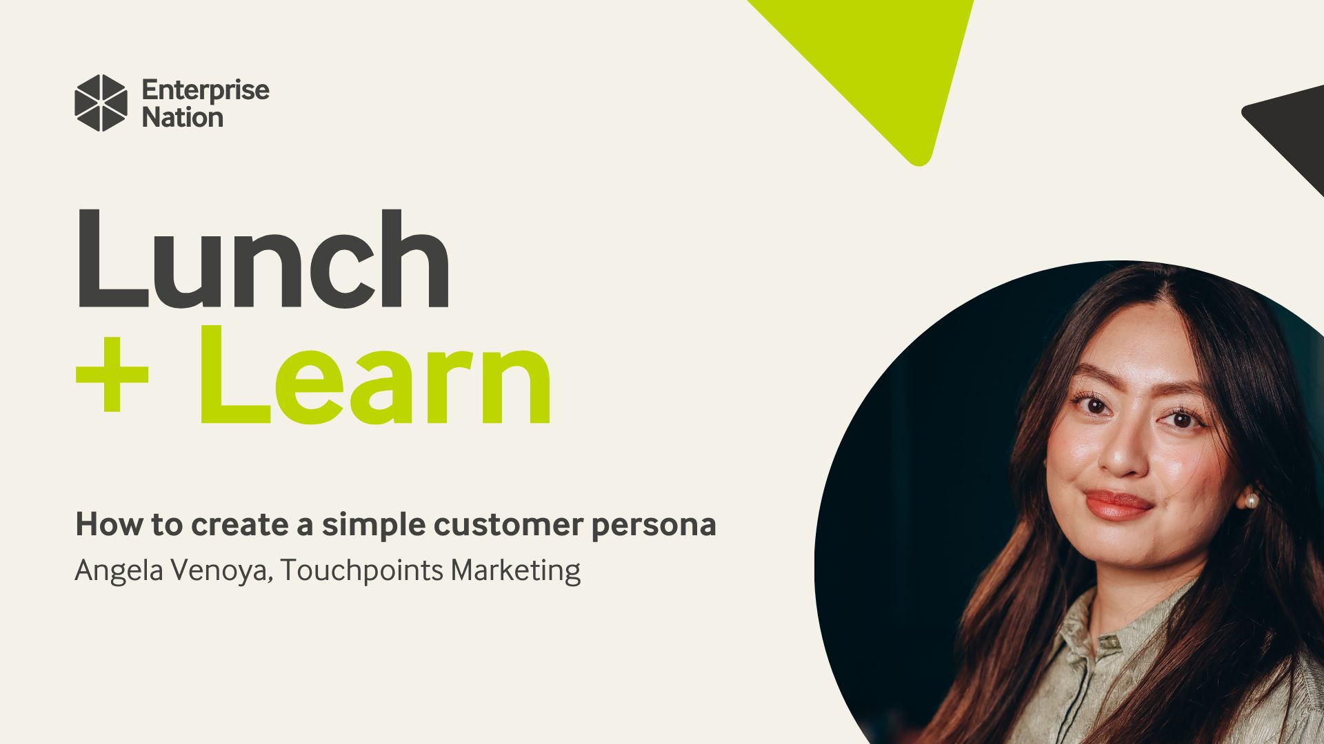 How to create a simple customer persona | Lunch and Learn