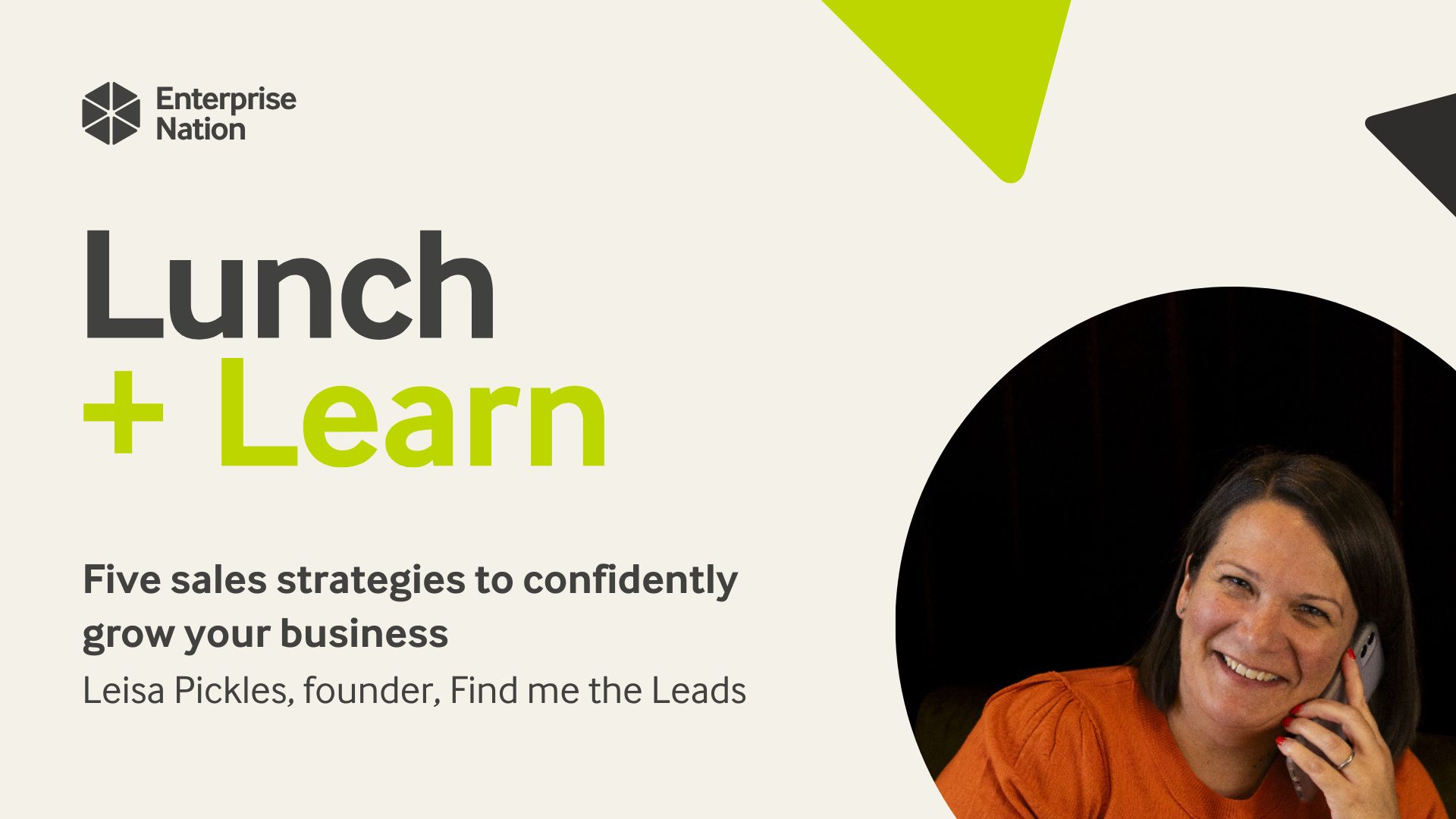 Lunch and Learn: Five sales strategies to confidently grow your business