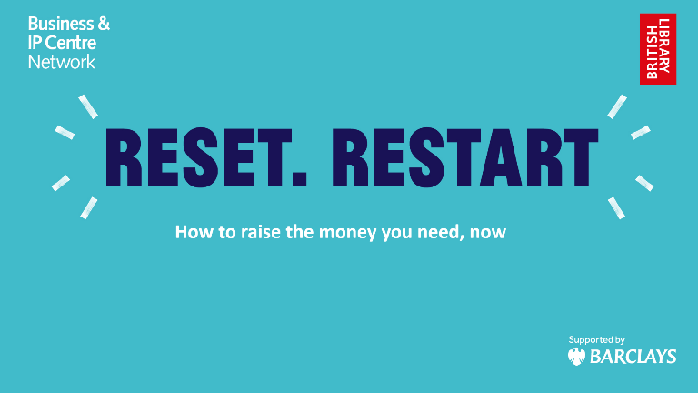 Free online • Reset. Restart: How to raise the money you need now