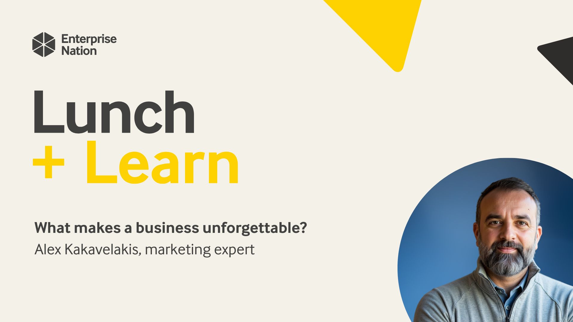 Lunch and Learn: What makes a business unforgettable?
