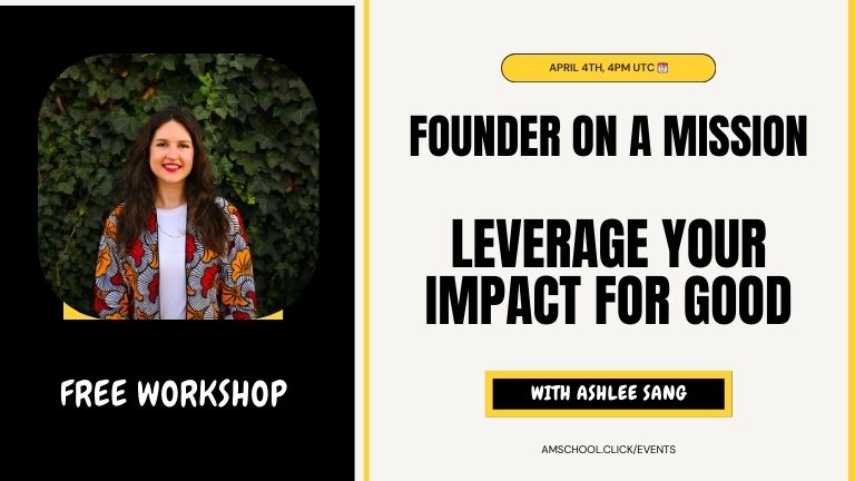 Founder on a mission: Leverage your impact for good