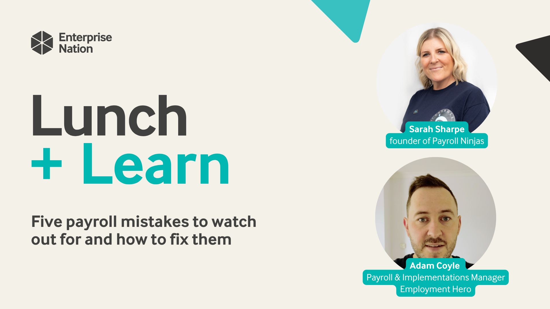 Lunch and Learn: Five payroll mistakes to watch out for and how to fix them