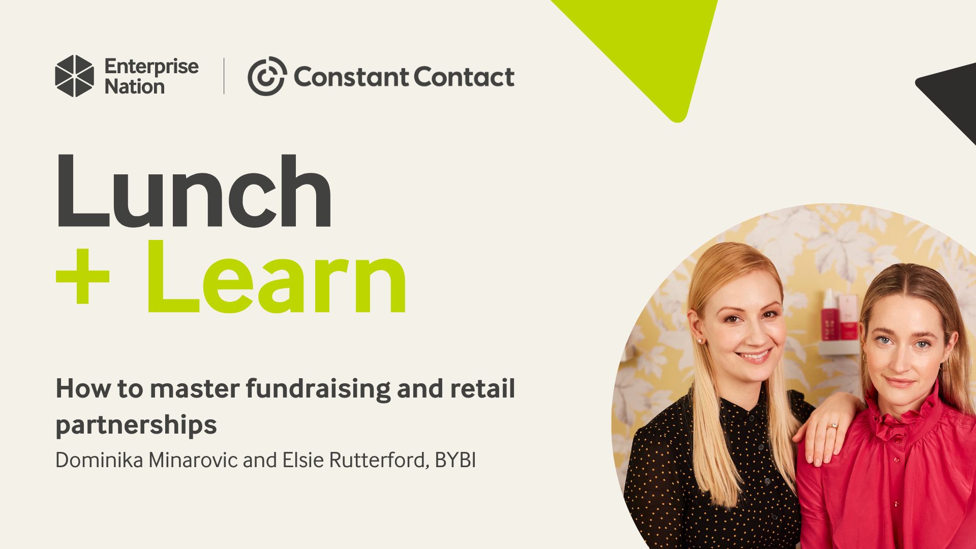 Lunch and Learn: How to master fundraising and retail partnerships