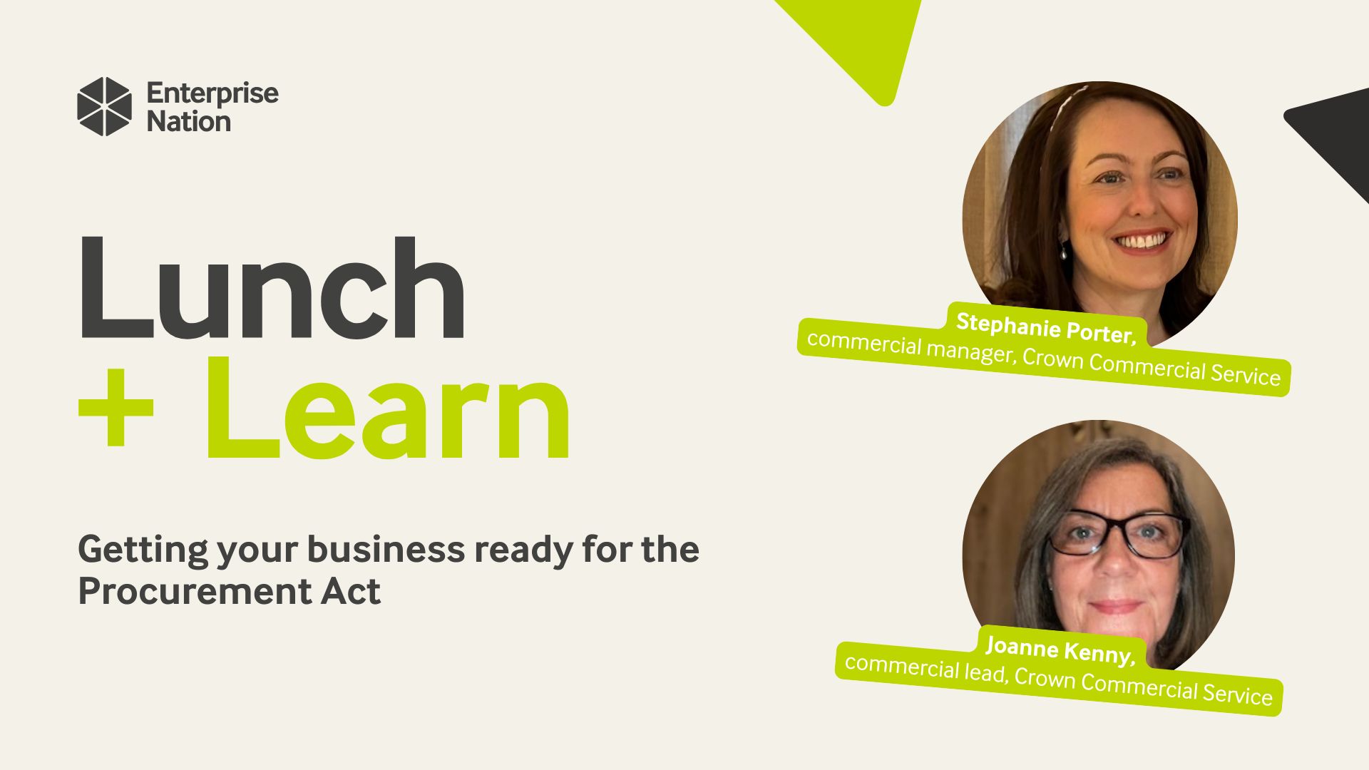 Lunch and Learn: Getting your business ready for the Procurement Act