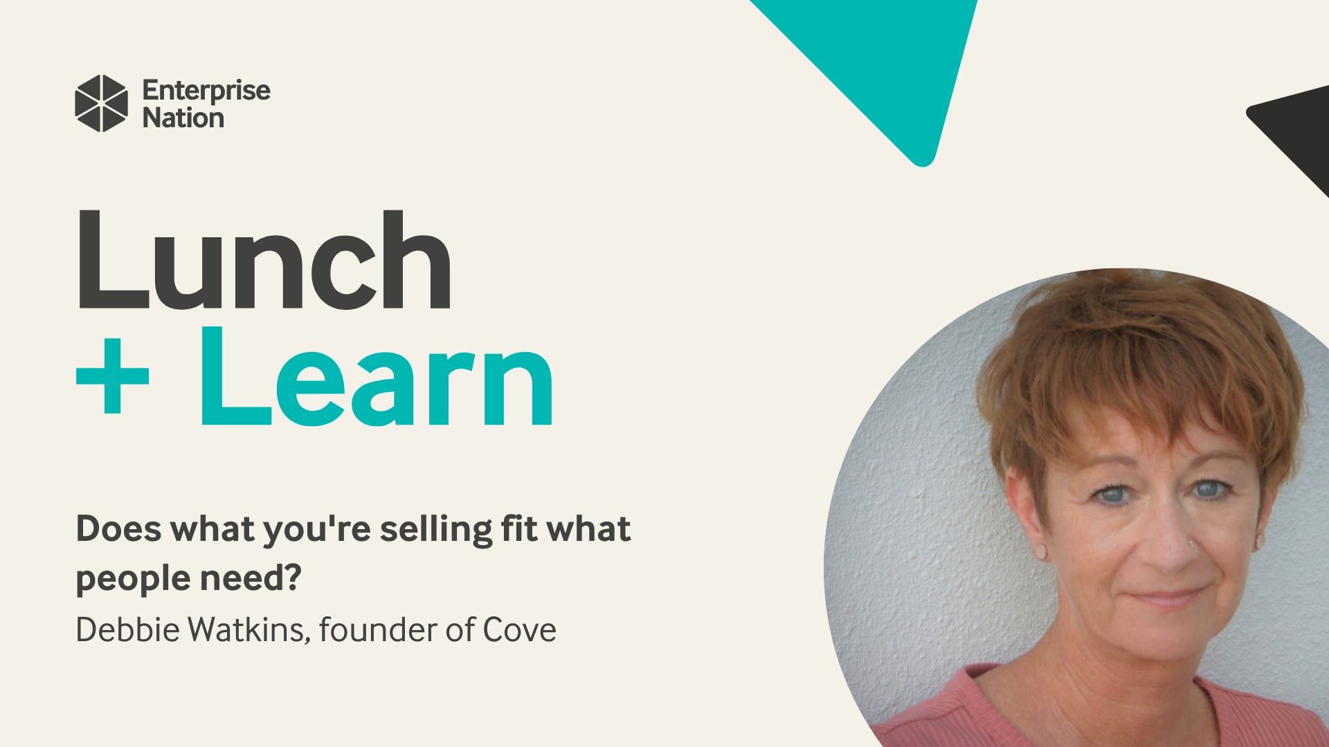 Lunch and Learn: Does what you're selling fit what people need?