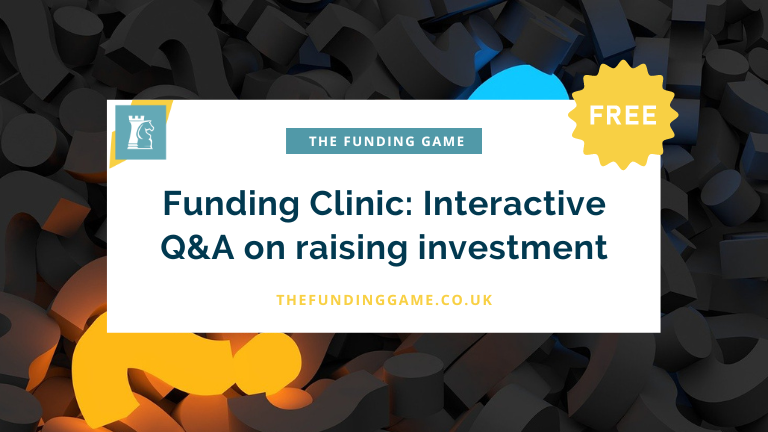 Free online: Funding clinic Q&A with a top angel investor