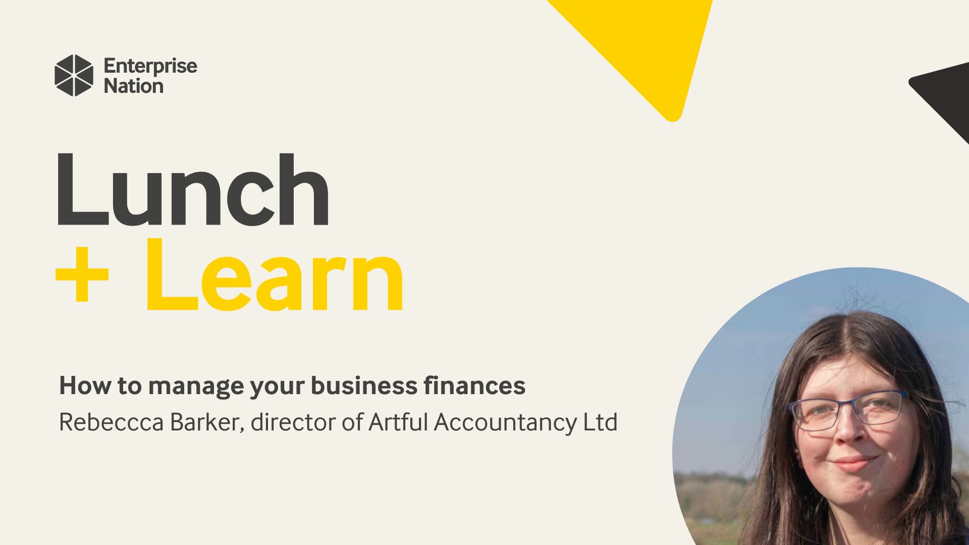 Lunch and Learn: How to manage your business finances