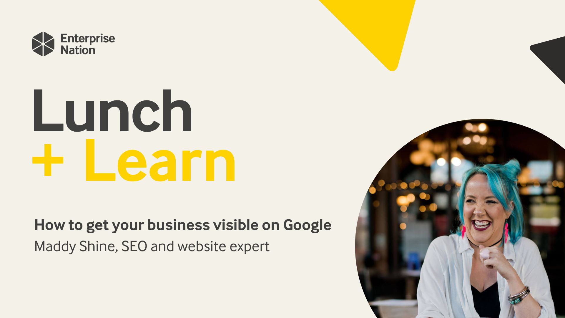Lunch and Learn: How to get your business visible on Google