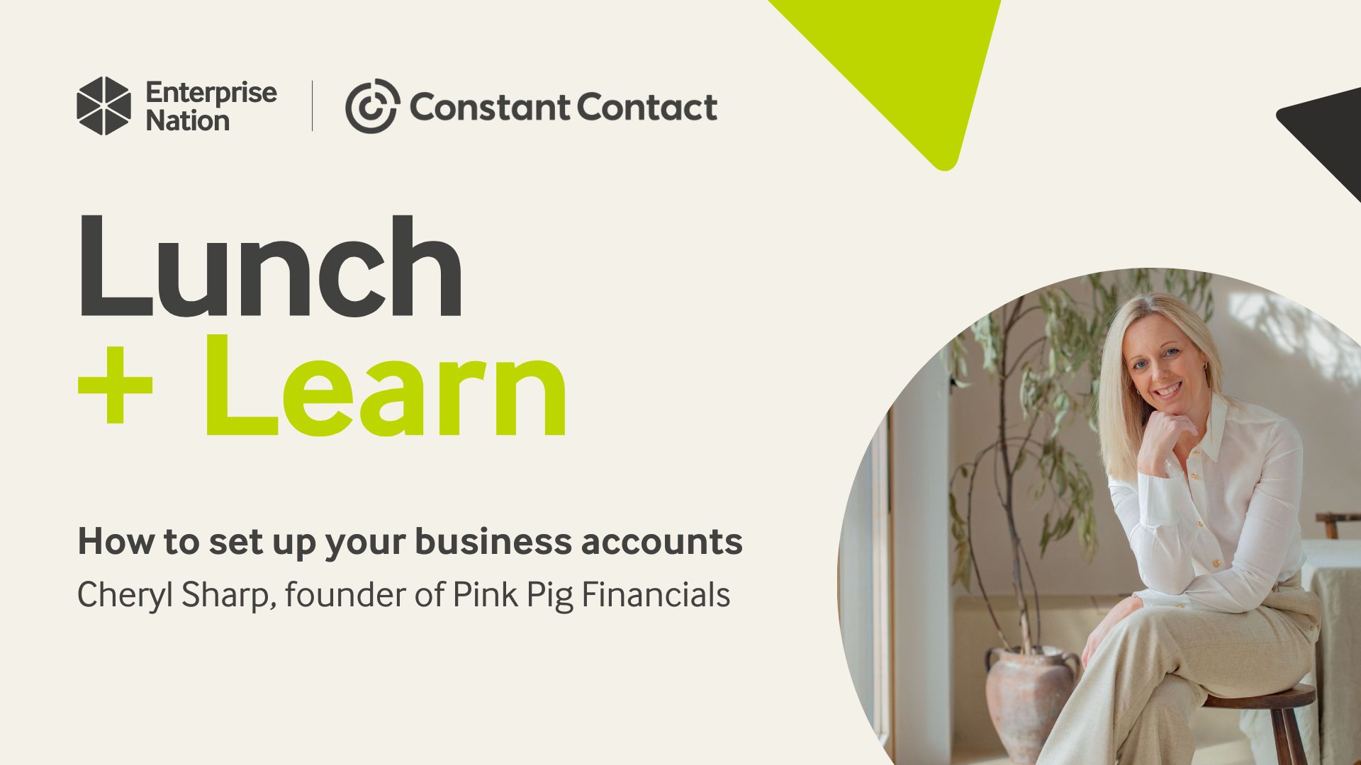 Lunch and Learn: How to set up your business accounts