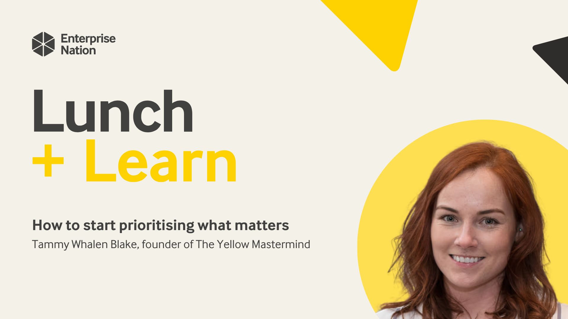 How to start prioritising what matters | Lunch and Learn