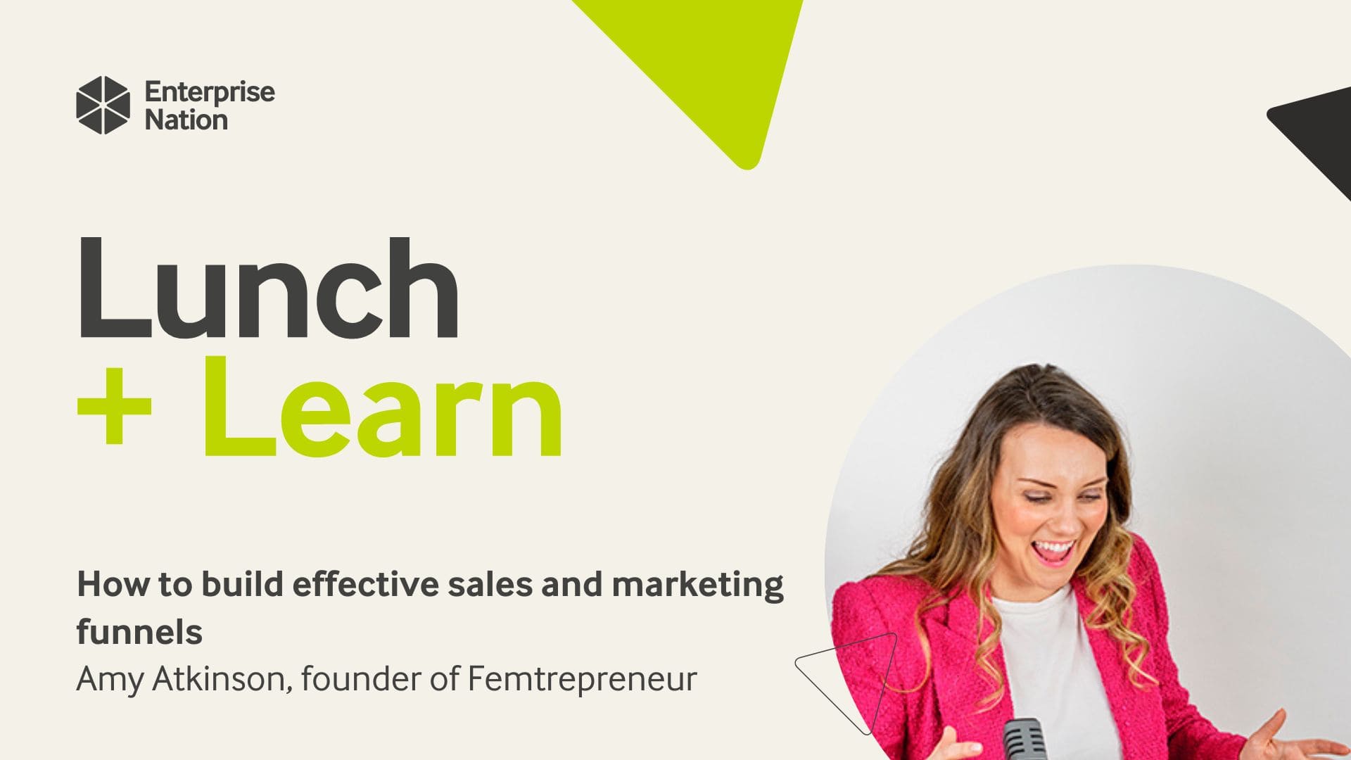 Lunch and Learn: How to build effective sales and marketing funnels