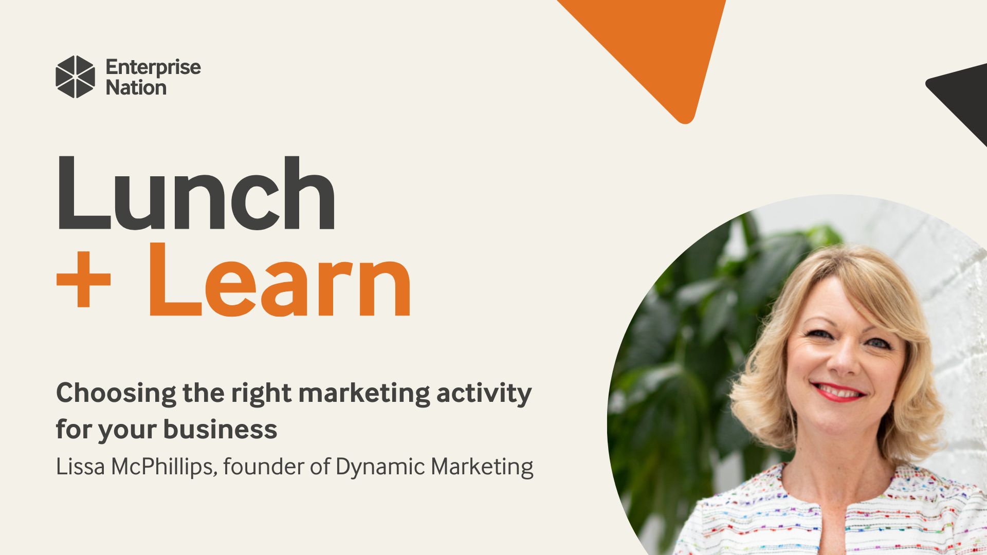 Lunch and Learn: Choosing the right marketing activity for your business