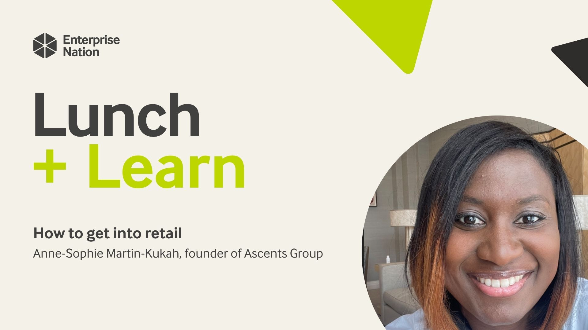 How to get into retail | Lunch and Learn