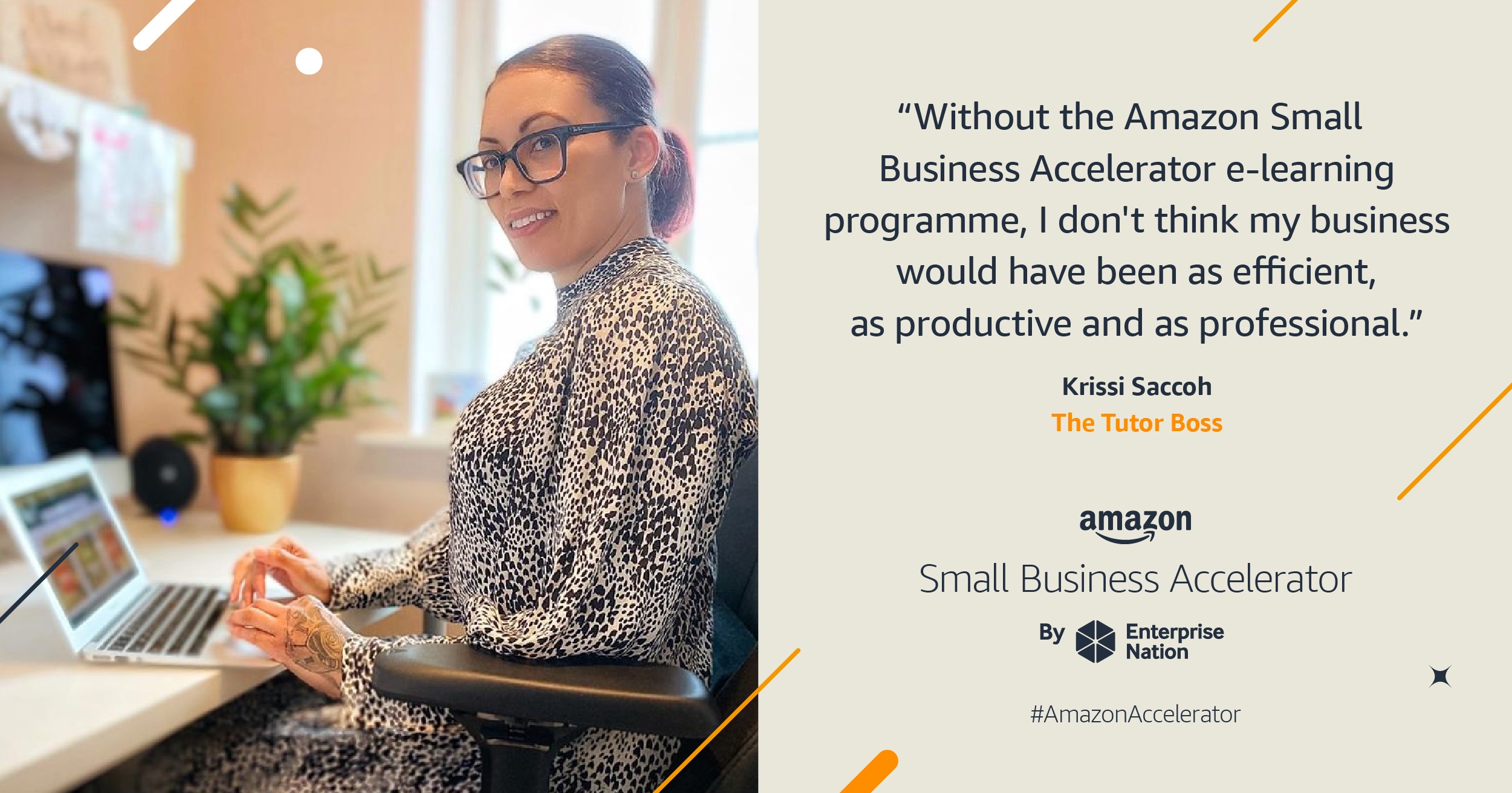 Krissi Saccoh, The Tutor Boss - Amazon Small Business Accelerator