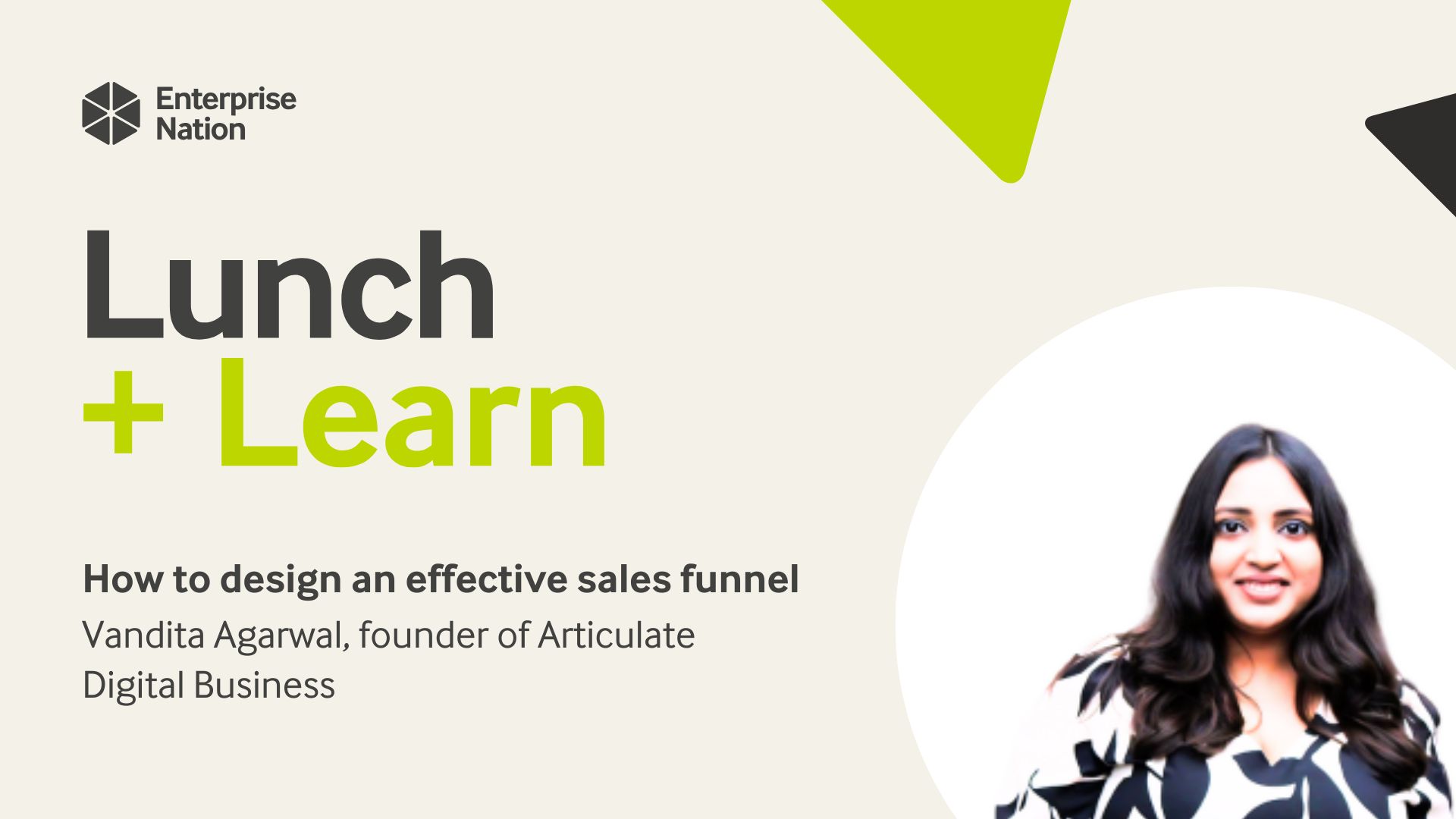 How to design an effective sales funnel | Lunch and Learn