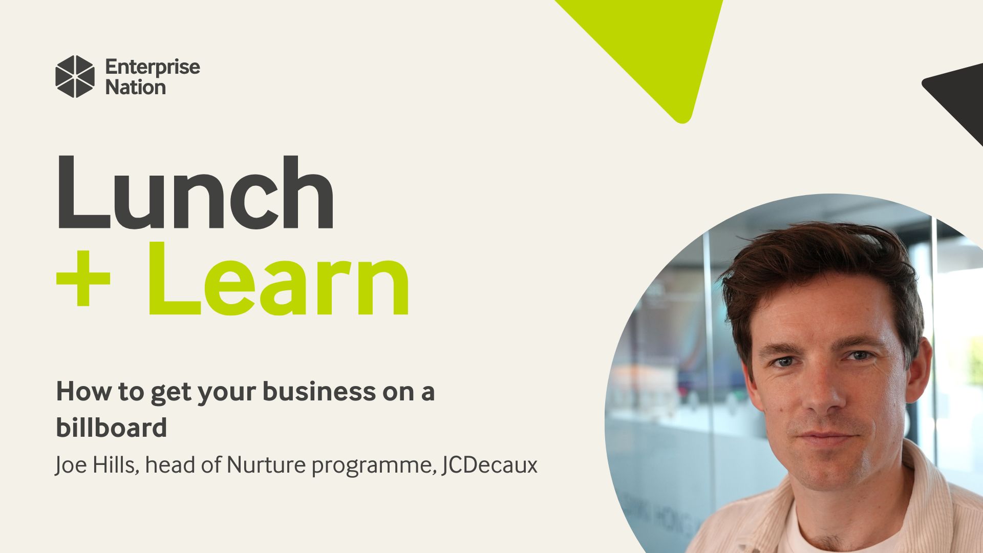 Lunch and Learn: How to get your business on a billboard