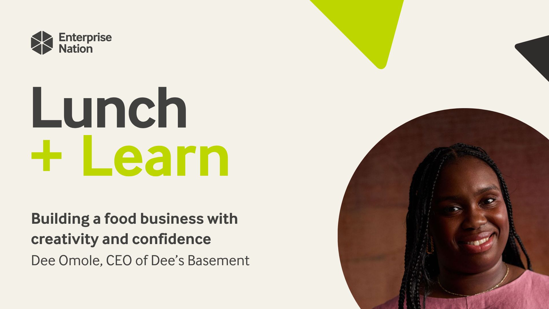 Lunch and Learn: Building a food business with creativity and confidence