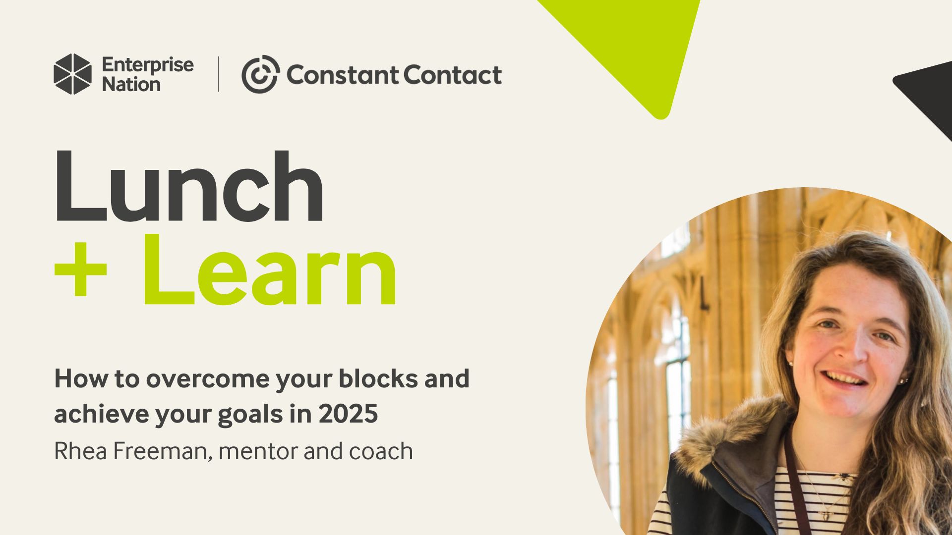 Lunch and Learn: How to overcome your blocks and achieve your goals in 2025