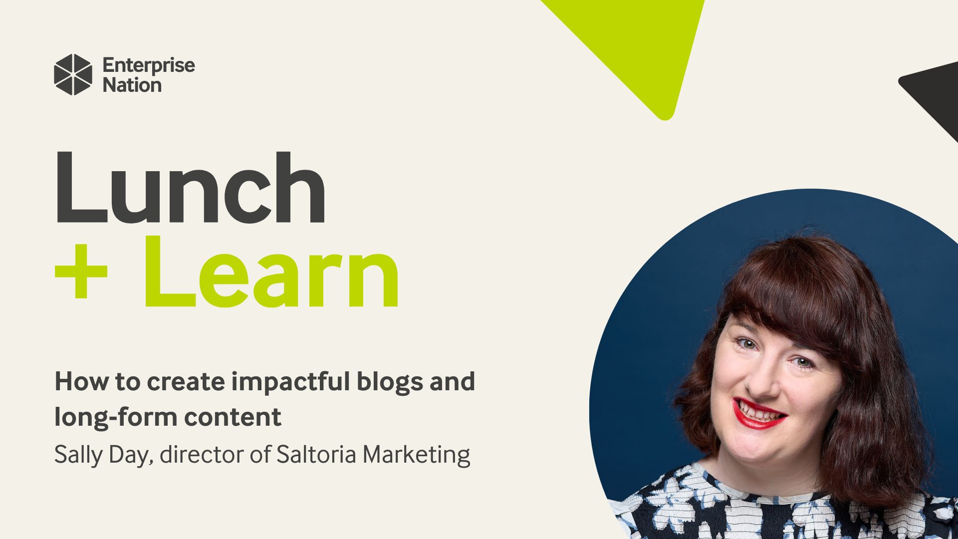 Lunch and Learn: How to create impactful blogs and long-form content