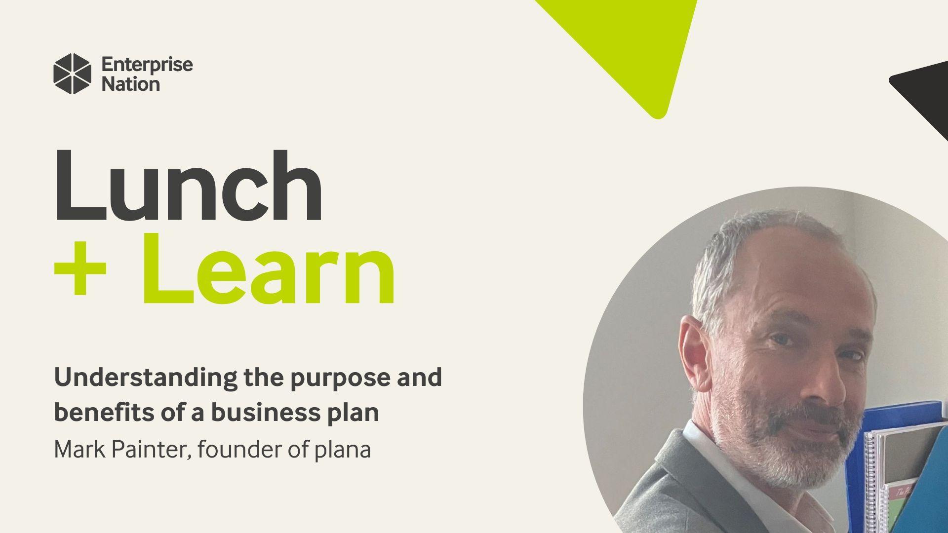 Lunch and Learn: Understanding the purpose and benefits of a business plan
