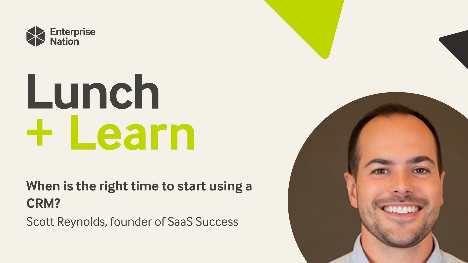 Lunch and Learn: When is the right time to start using a CRM?