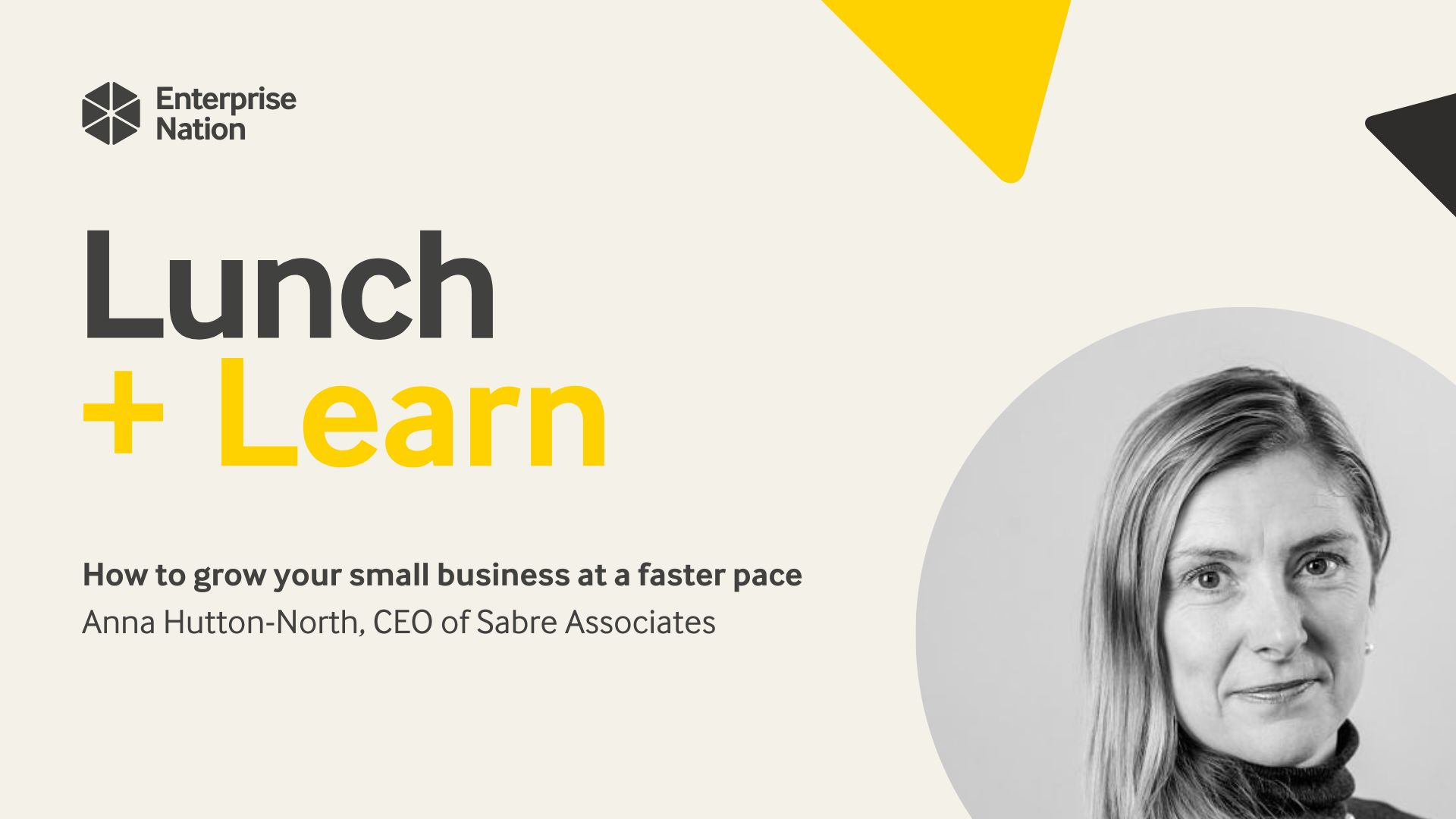 How to grow your small business at a faster pace | Lunch and Learn