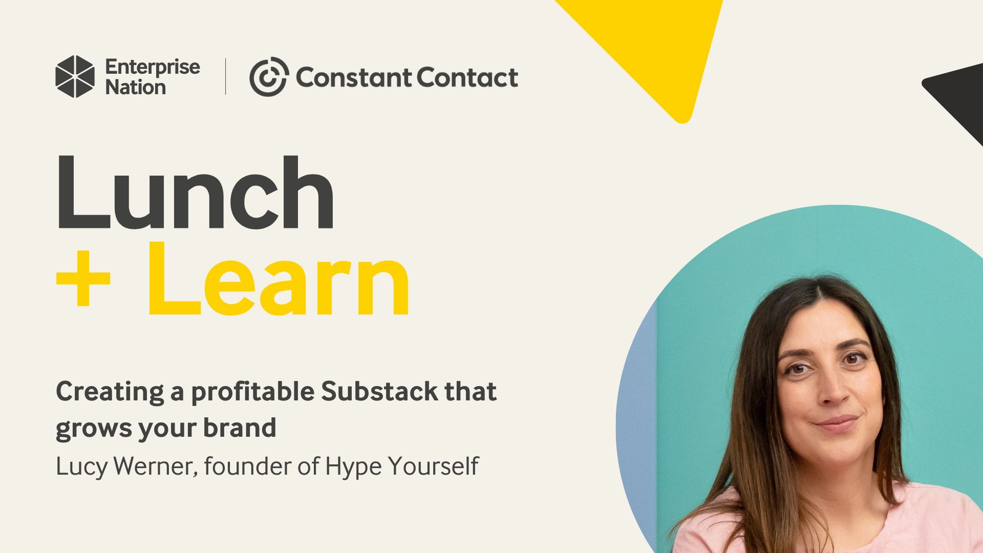 Lunch and Learn: Creating a profitable Substack that grows your brand