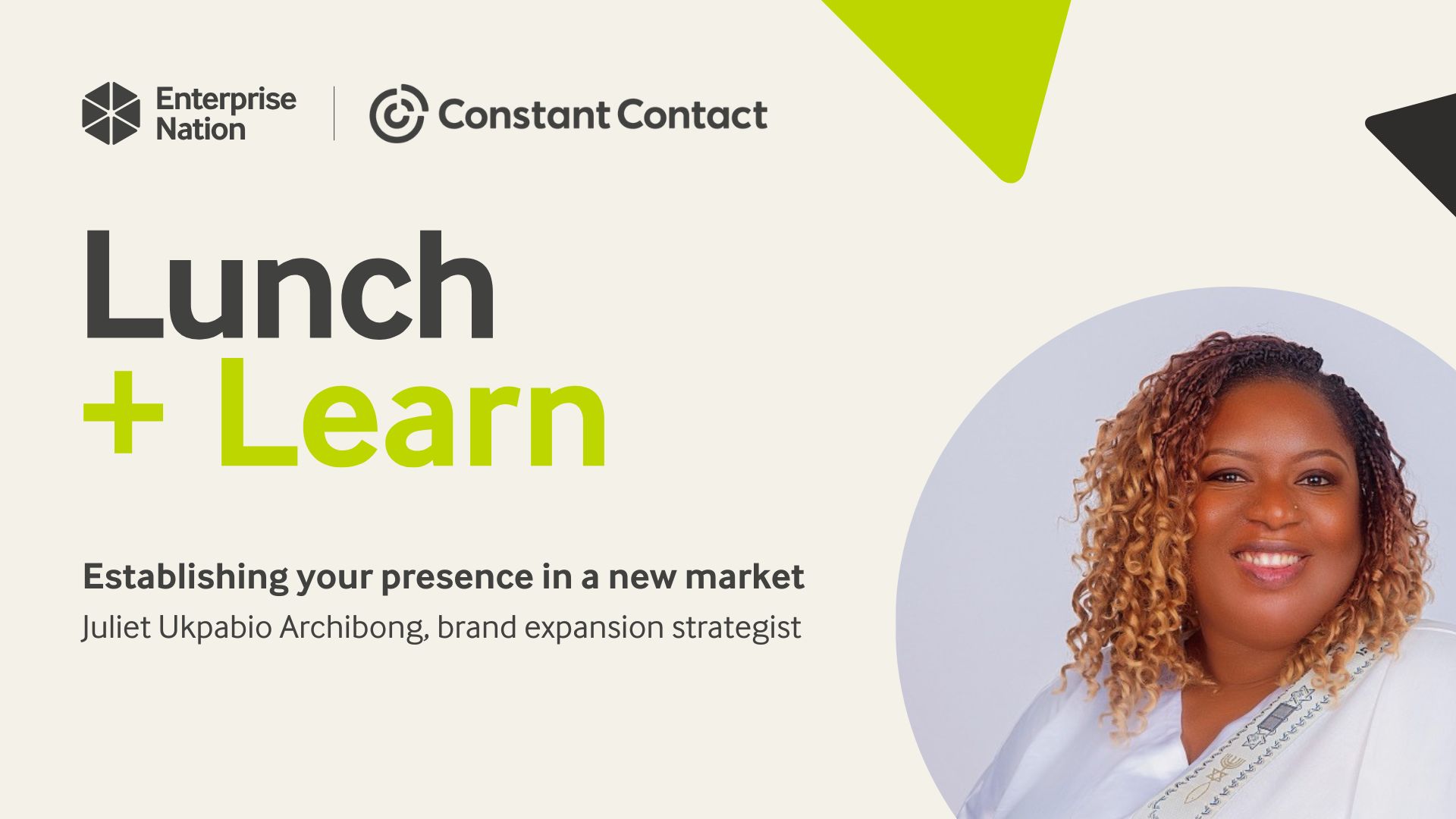 Lunch and Learn: Establishing your presence in a new market