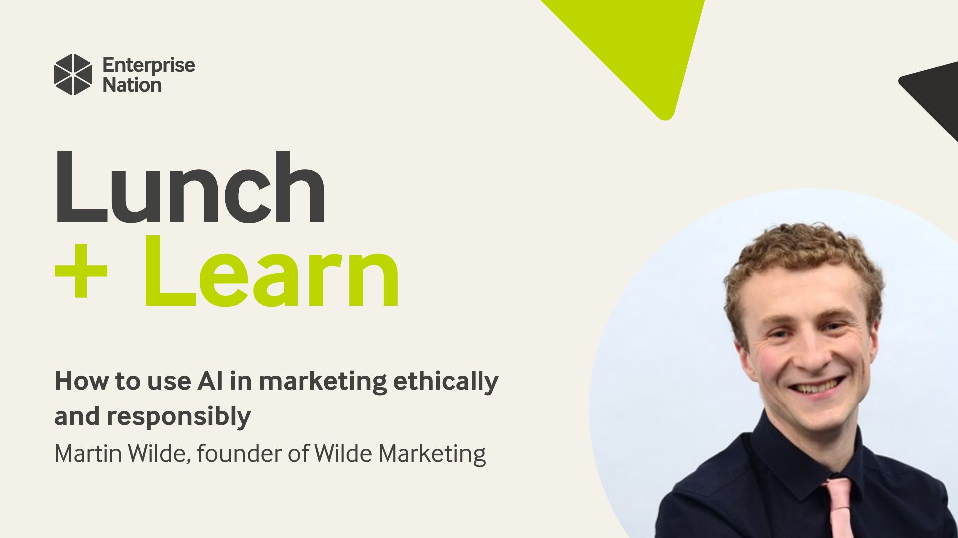 How to use AI in marketing ethically and responsibly | Lunch and Learn