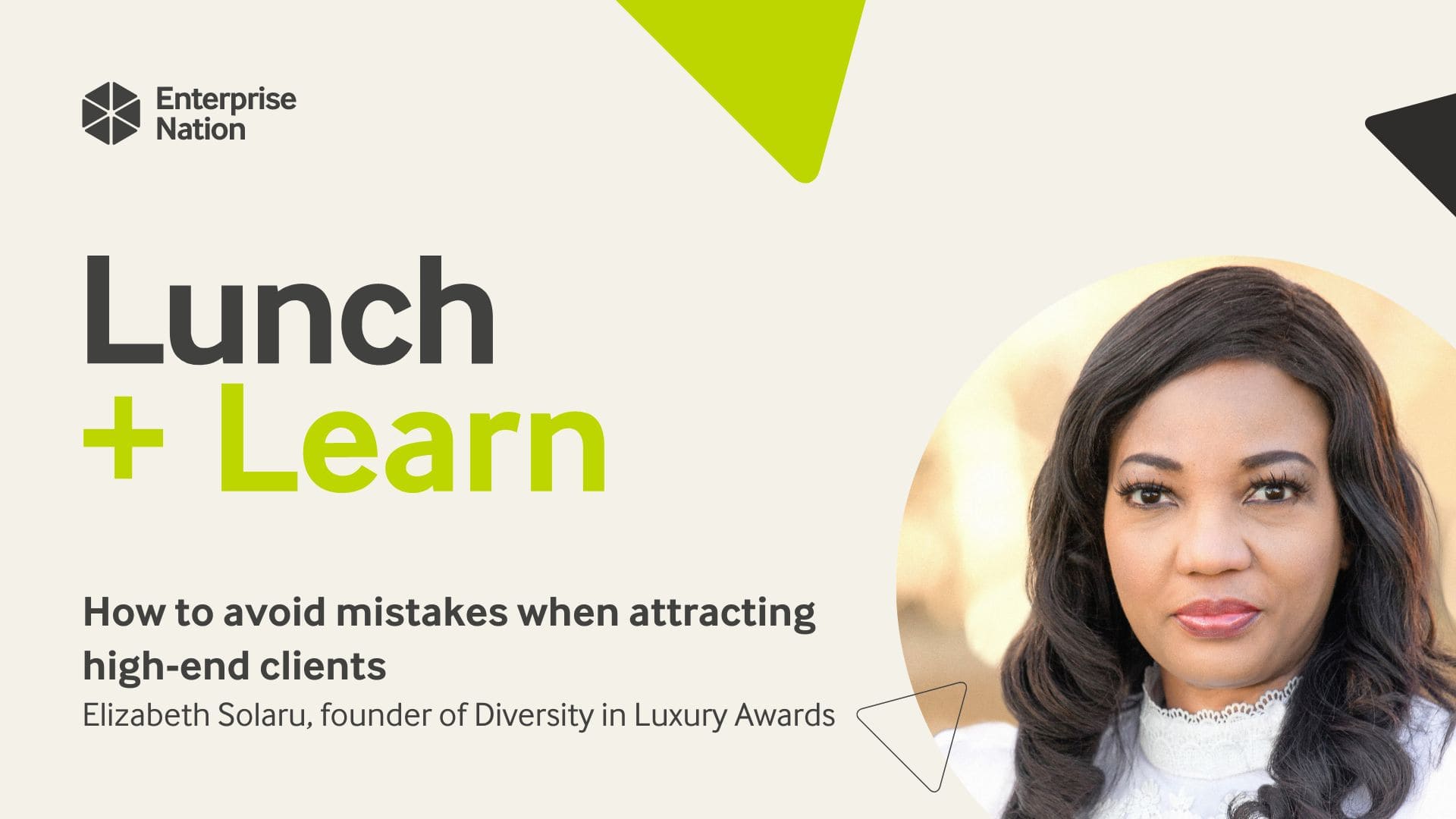 Lunch and Learn: How to avoid mistakes when attracting high-end clients