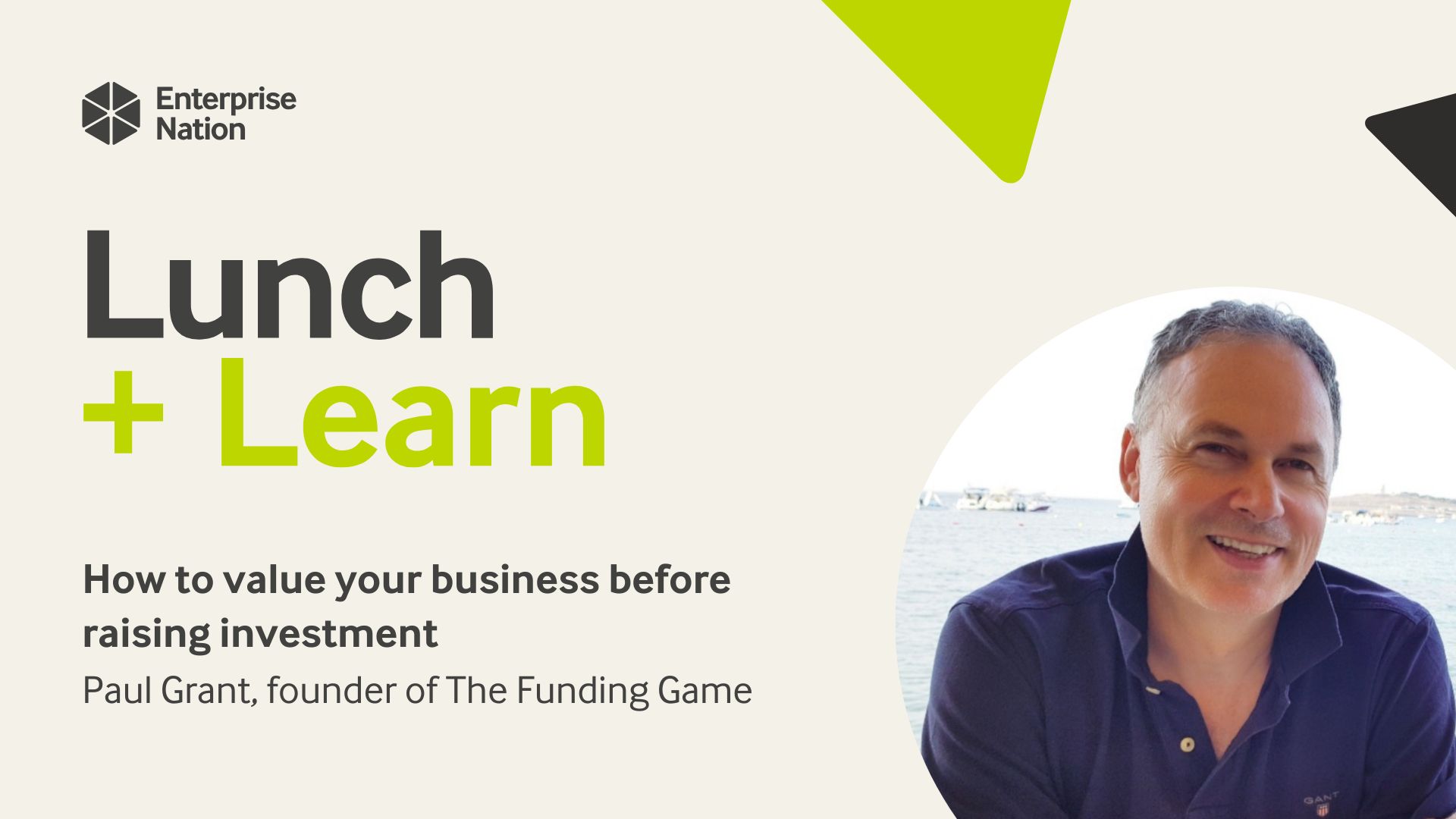 Lunch and Learn: How to value your business before raising investment
