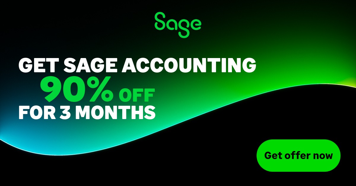 Sage Accounting: Get 90% off for three months