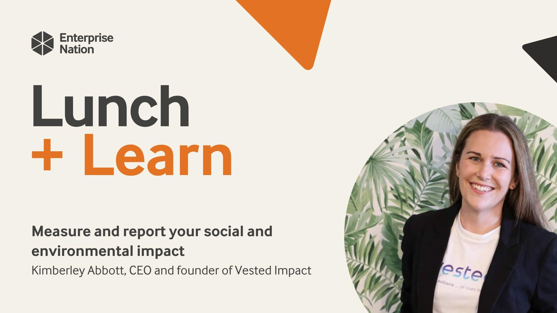 Lunch and Learn: Measure and report your social and environmental impact