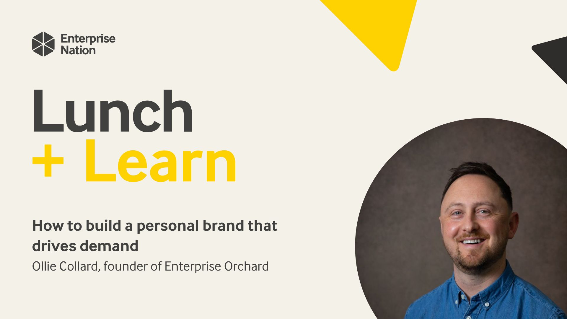 Lunch and Learn: How to build a personal brand that drives demand