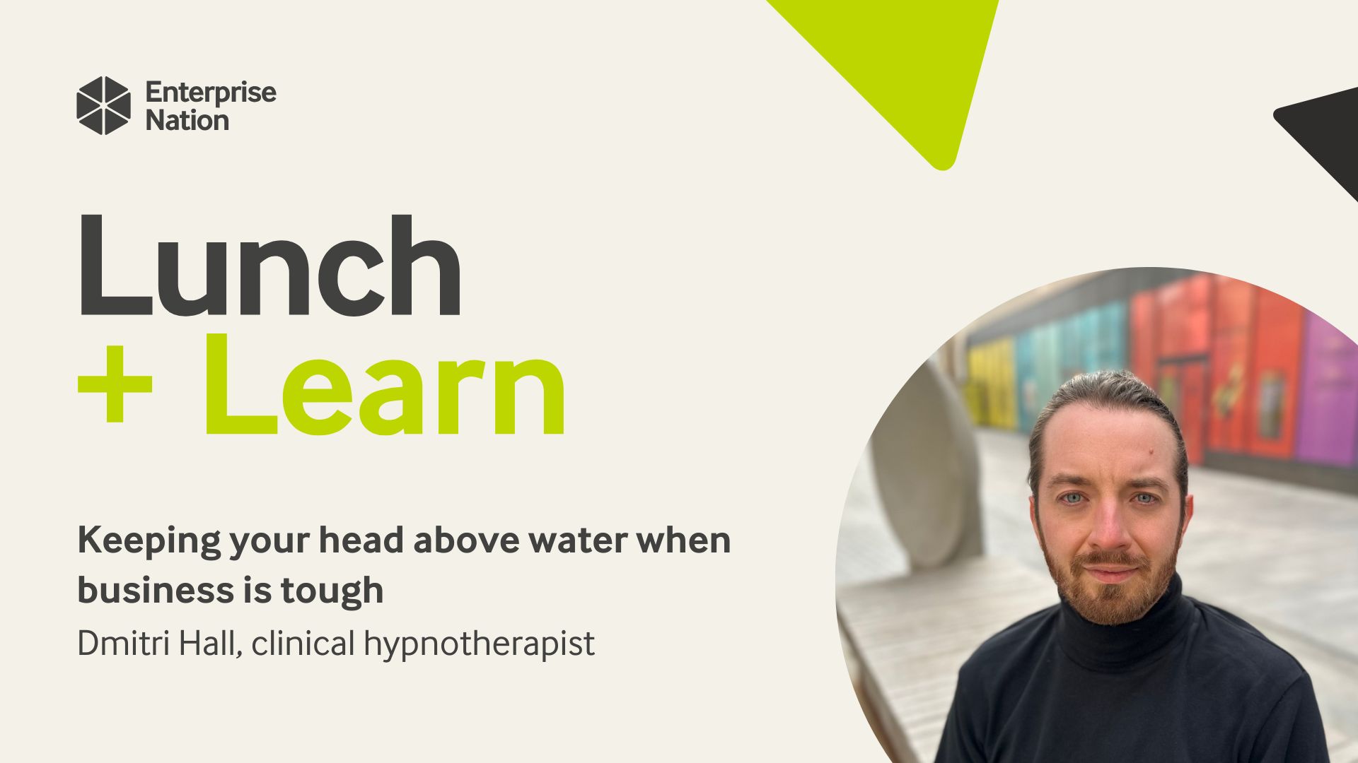 Keeping your head above water when business is tough | Lunch and Learn