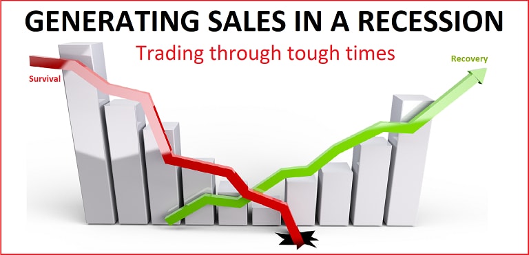 'Generating Sales In A Recession' - new online training course.