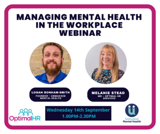 Understanding & managing mental health in the workplace, Wednesday 14th ...