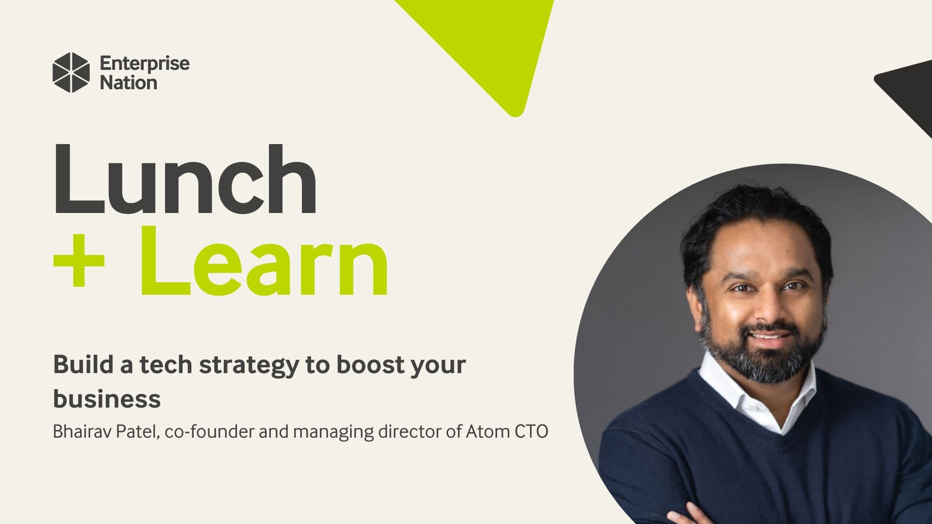 Lunch and Learn: Build a tech strategy to boost your business