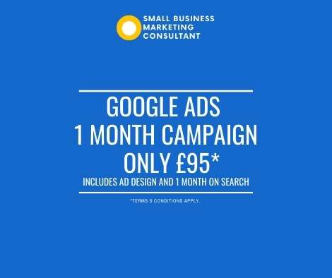 Google Ads Campaign: Only £95* For First Month