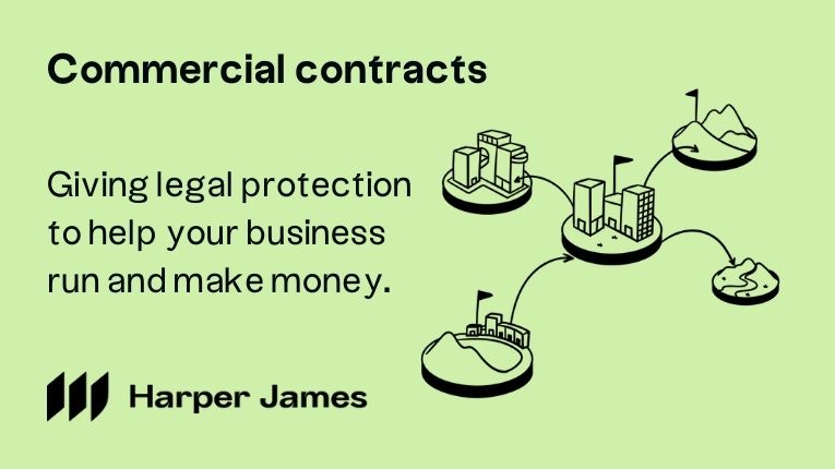 Commercial contracts and legal support by Toby Harper 