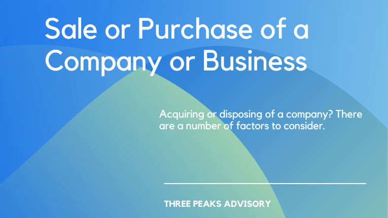 Purchase or Sell a Company or Business