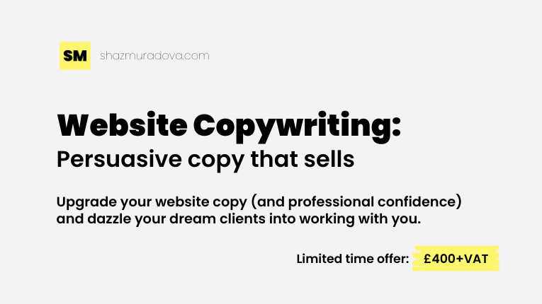 Limited time offer: Website Copywriting – Persuasive Copy That Sells